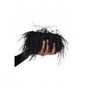 NEW MODA LUXE women's va-va-voom clutch in black